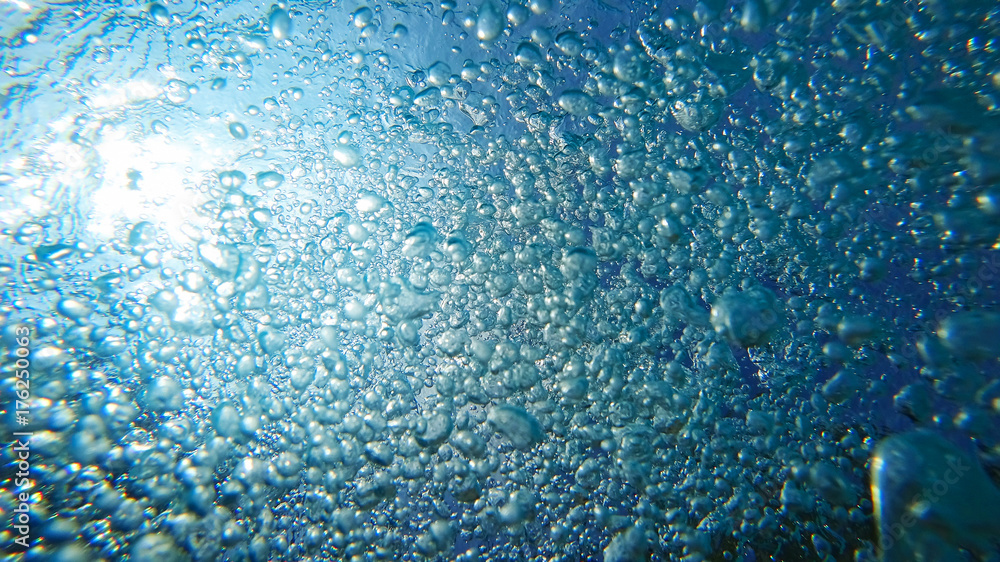 Obraz premium bubble underwater