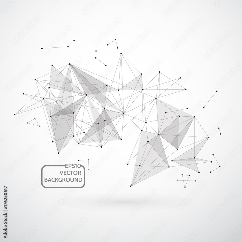 Abstract background for design technology and networking science Abstract background for design technology and networking science