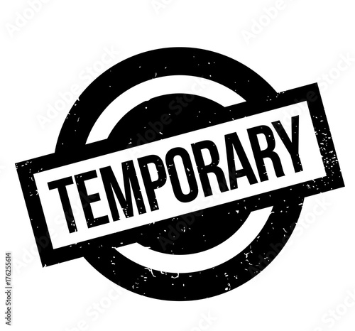 Temporary rubber stamp. Grunge design with dust scratches. Effects can be easily removed for a clean, crisp look. Color is easily changed.