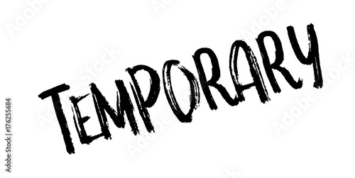 Temporary rubber stamp. Grunge design with dust scratches. Effects can be easily removed for a clean, crisp look. Color is easily changed.