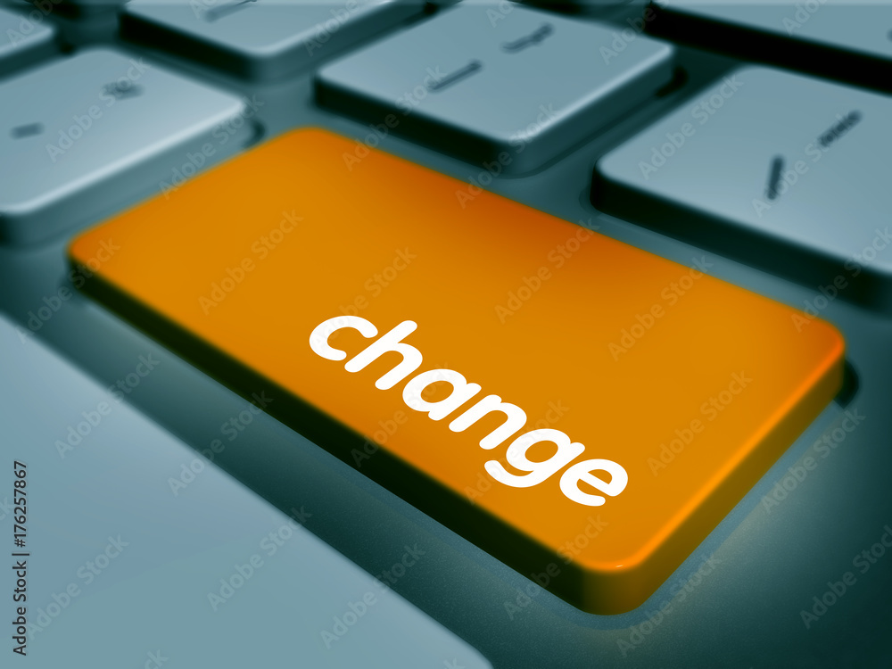 Fototapeta premium Computer keyboard keys labeled