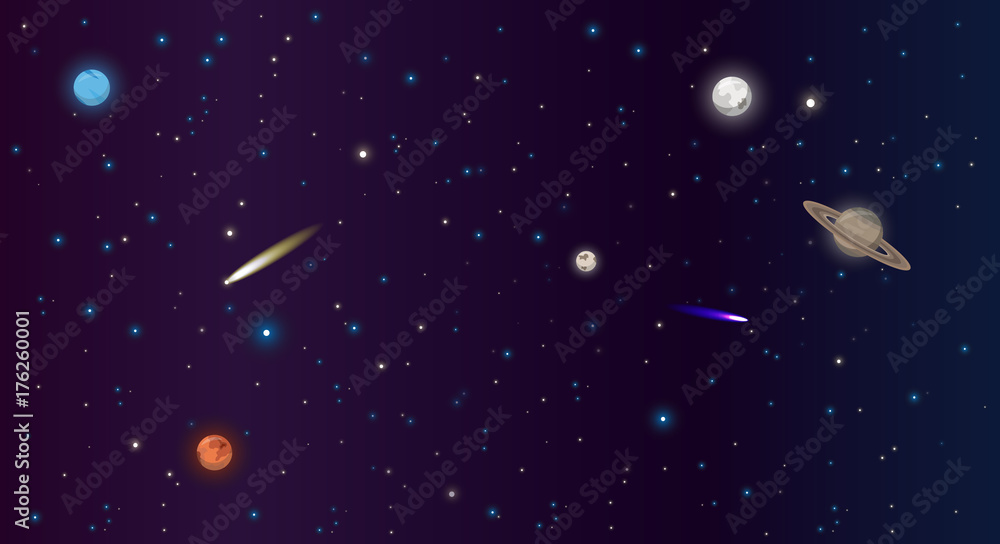 Space star Solar system infographic Illustration astronomy observatory the science background set Space star Solar system infographic Illustration astronomy observatory the science background set