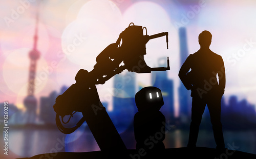 Photography Robot assistant technology , industry 4