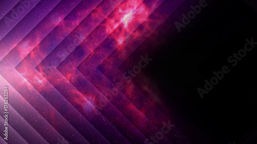 Pink Galaxy Background