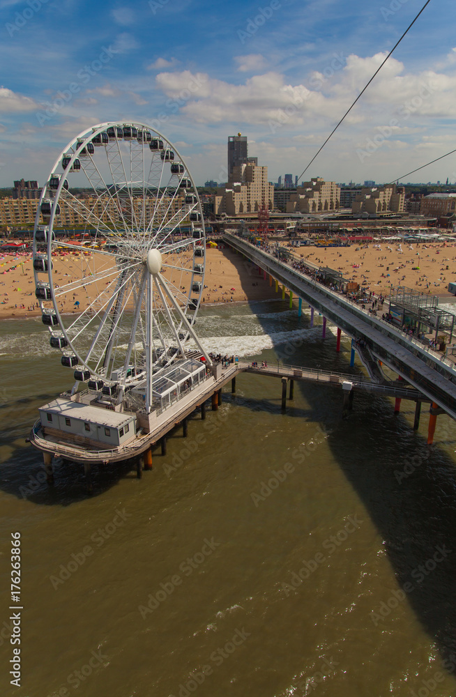 Fototapeta premium Plage de la haye - Pays-bas