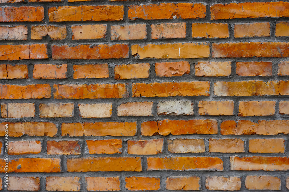 Red brick wall Red brick wall
