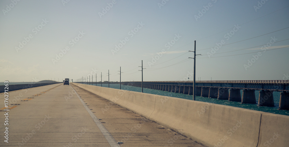 Highway running along the tropical islands #2