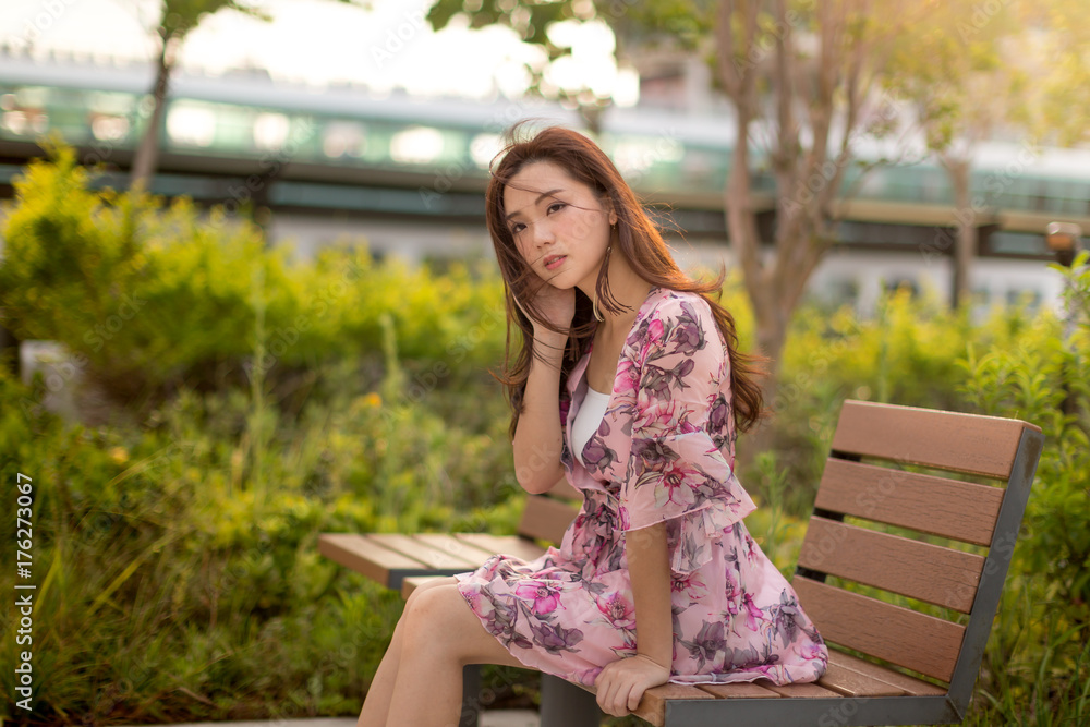 Fototapeta premium Sunshine lady