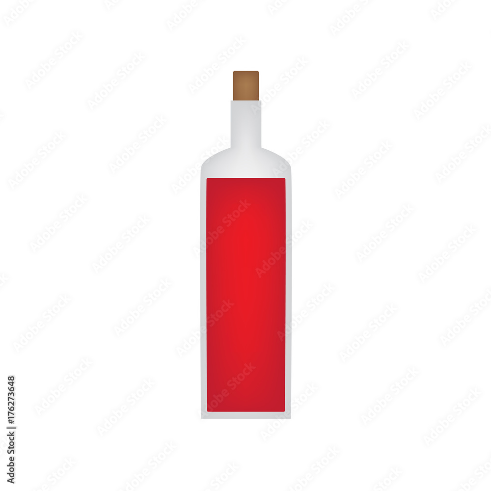 bottle of red wine icon- vector illustration bottle of red wine icon- vector illustration