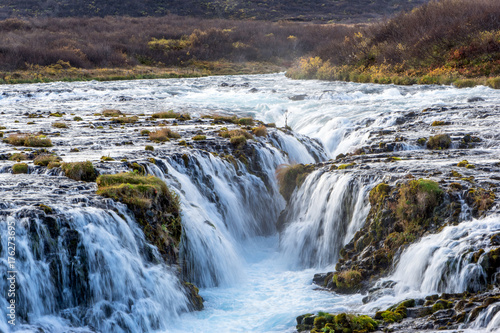 Bruarfoss Waterfall Iceland