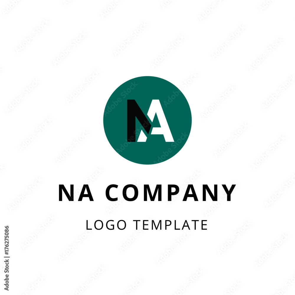 Creative n and a logo design. Vector illustration Creative n and a logo design. Vector illustration