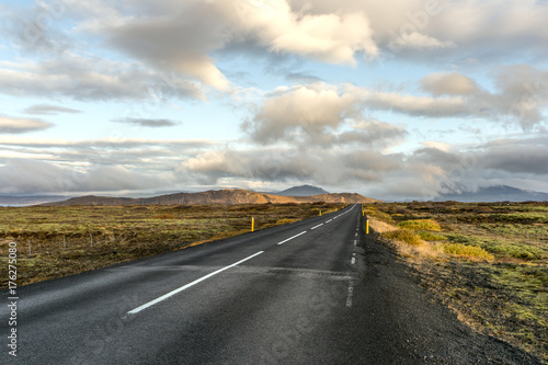 Iceland long Road