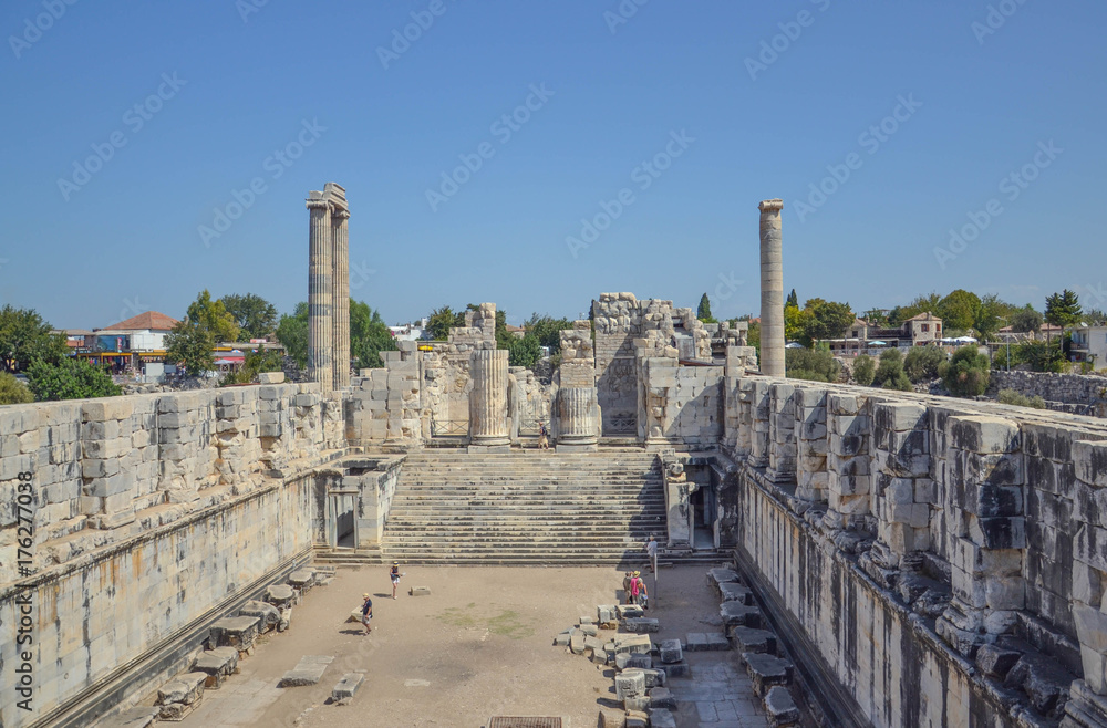 Ruins of the Temple of Apollo in Didim, Turkey