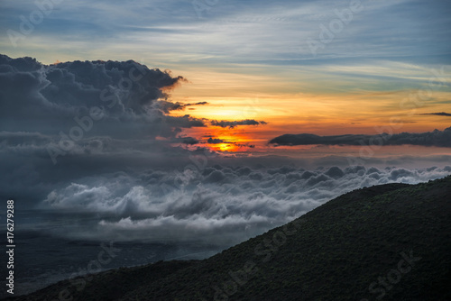 Sunset on Mauna Kea Hawaii