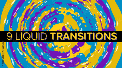 Cartoon-Style Liquid Transitions Pack