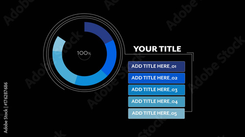 Colorful Circular Chart Infographics Pack