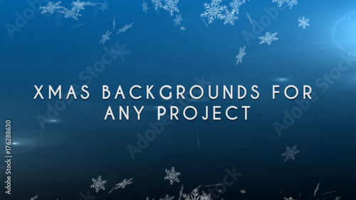 Falling Snow and Stars Backgrounds Pack