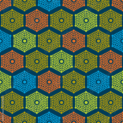 African dots pattern