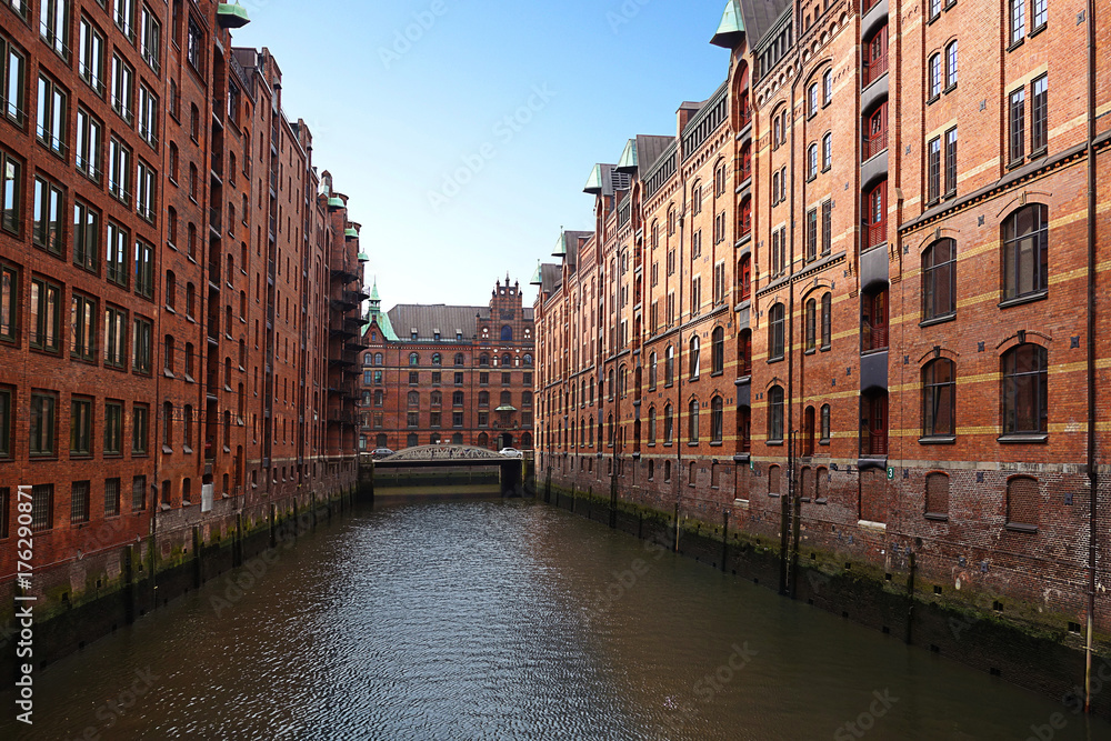 The Hamburg warehouse district