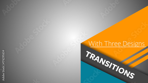 Diagonal Sliding Transitions with Text Pack