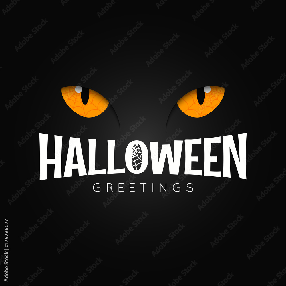 Fototapeta premium Happy halloween night holiday background