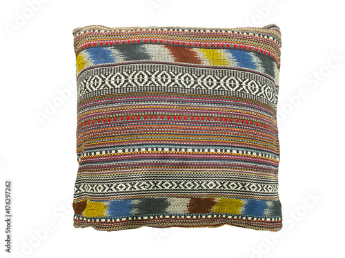 Soft colorful stripes pillow