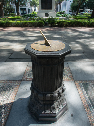 Savannah Sundial in Johnson Square