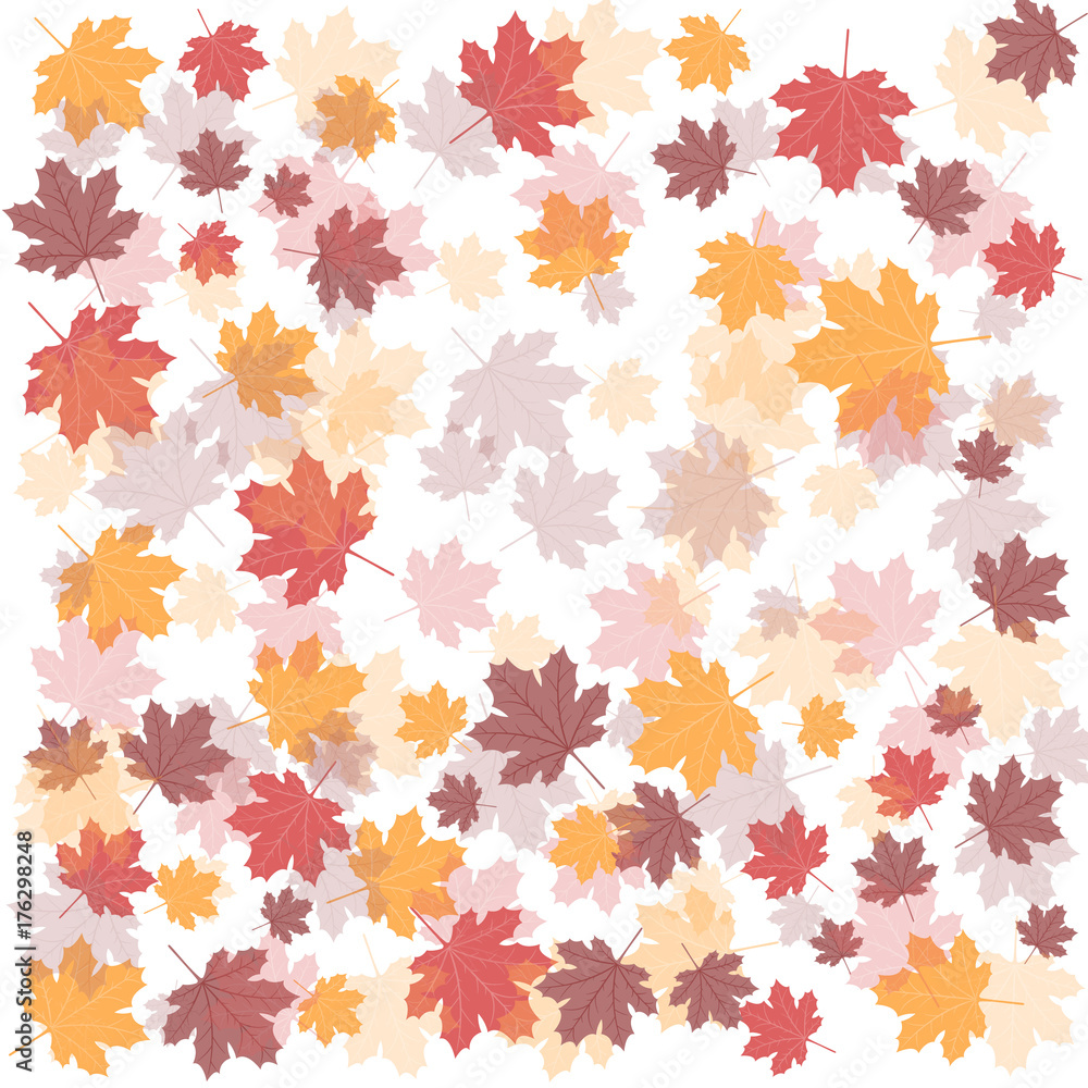 Autumn abstract background. Autumn leaves illustration Autumn abstract background. Autumn leaves illustration