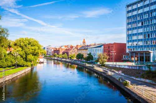 Old Town and granaries by the Brda River. Bydgoszcz, Poland. © cone88