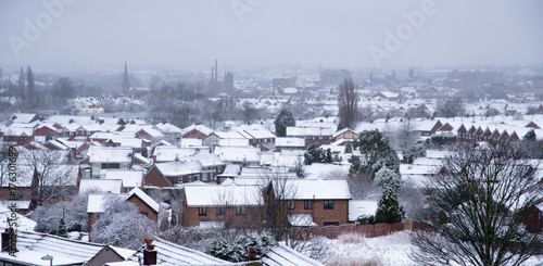 Snowy Town Ashton Under Lyne