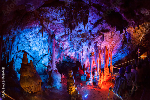 Scene from the amazing bulgarian cave Venetsa 