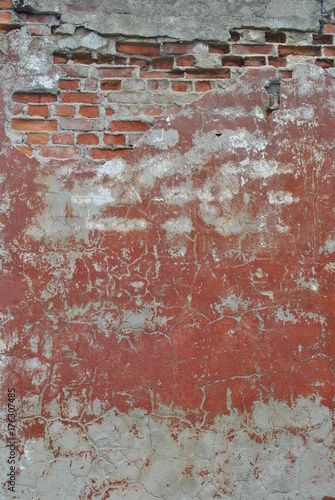 Tekstura zniszczonej ściany