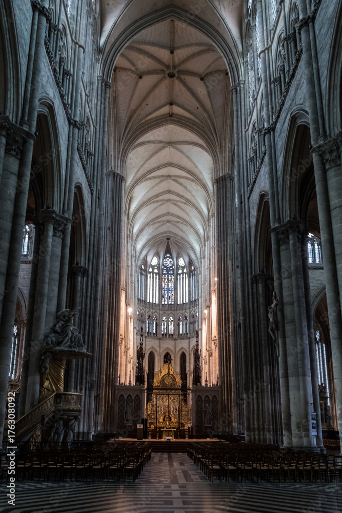 Intérieur de la cathédrale d'Amiens