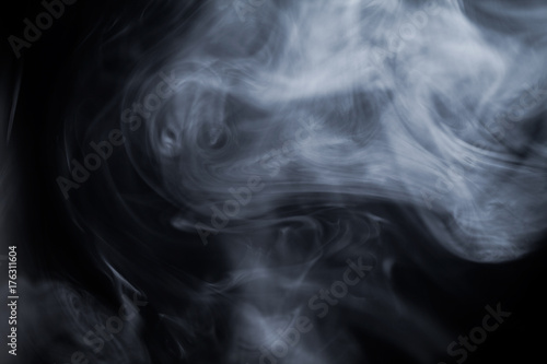 Abstract background with graphic shapes. color and smoke 