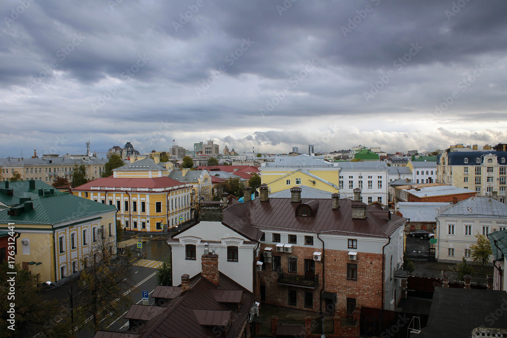 Fototapeta premium Крыши домов, Казань, Россия