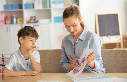 Young psychologist working ...