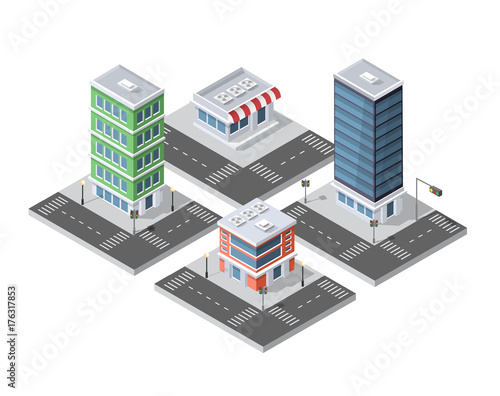 Urban Isometric area