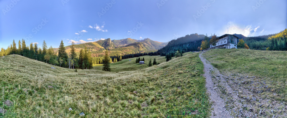Obraz premium Schronisko Kalatówki - Kasprowy Wierch - Zakopane
