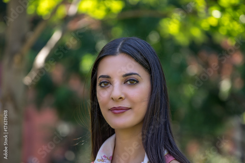 Portrait of beautiful woman