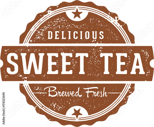 Fresh Sweet Tea Vintage Restaurant Sign