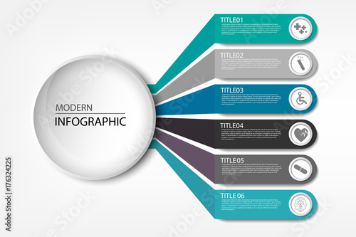 Medical information display Process chart Abstract element of the diagram diagram with step, option, section or process Vector business template for presentation Creative concept for infographic