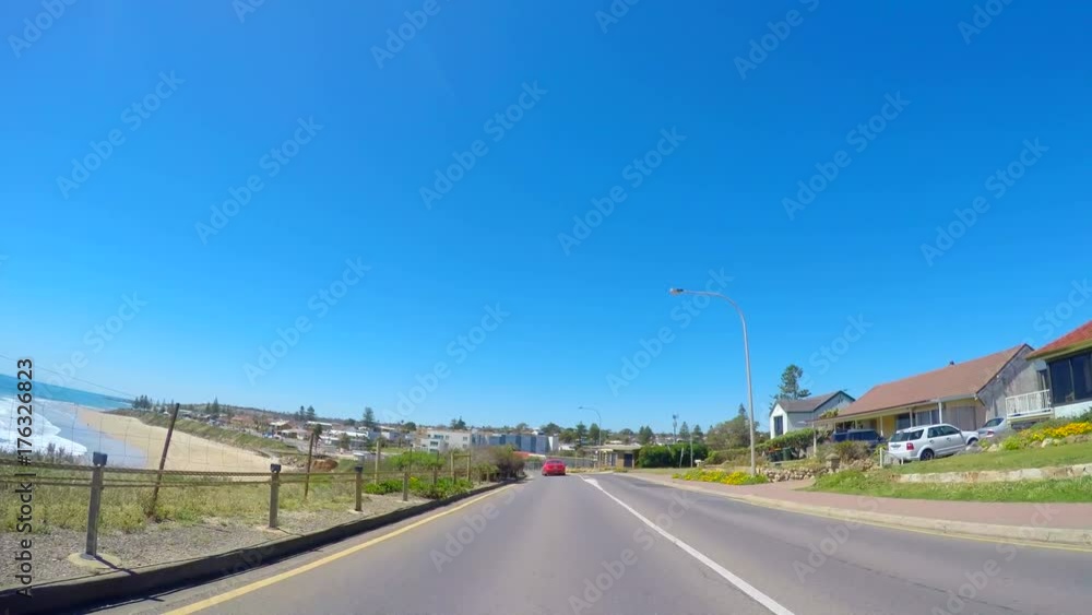 Vehicle POV, driving along the Esplanade, Noarlunga. Vehicle POV, driving along the Esplanade, Noarlunga.