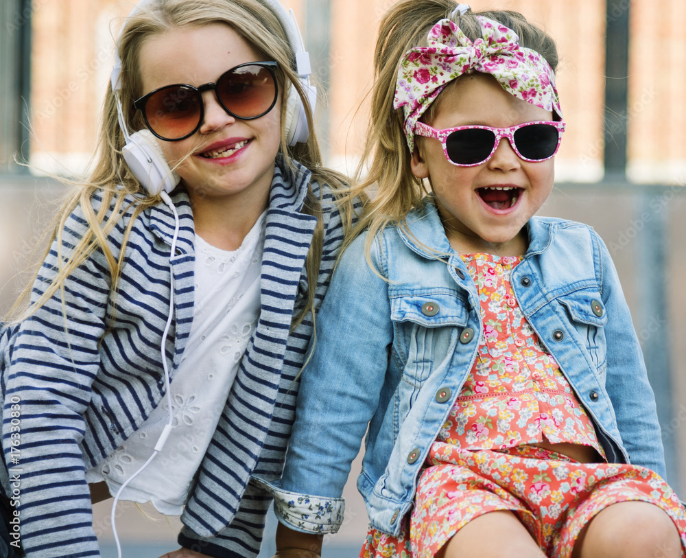 Sister Buddy Fashionable Girls Concept Sister Buddy Fashionable Girls Concept
