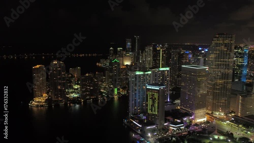 Wallpaper Mural Aerial Florida Miami July 2017 Night 4K Inspire 2  Torontodigital.ca