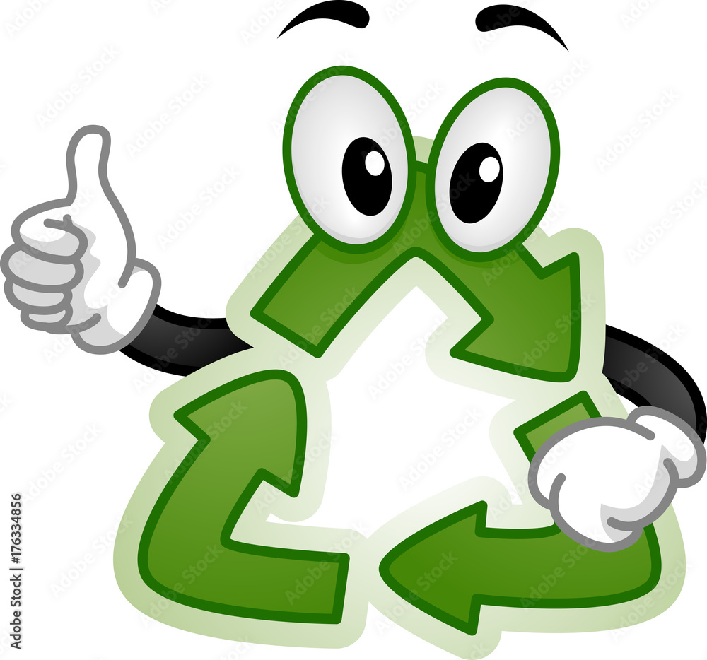 Recycle Mascot Illustration Recycle Mascot Illustration