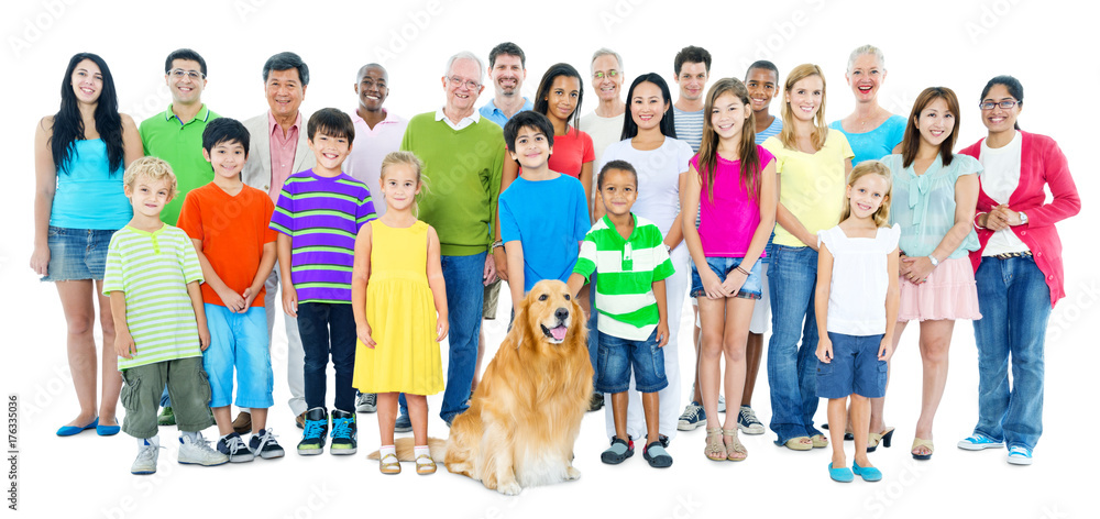 Fototapeta premium Large Group of People