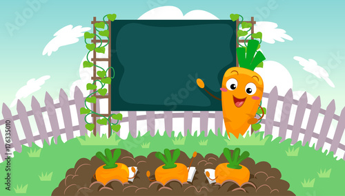 Garden Class Carrot Mascot ...
