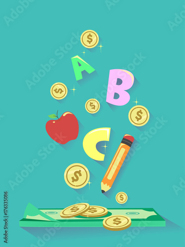 Finance Education Money Illustration