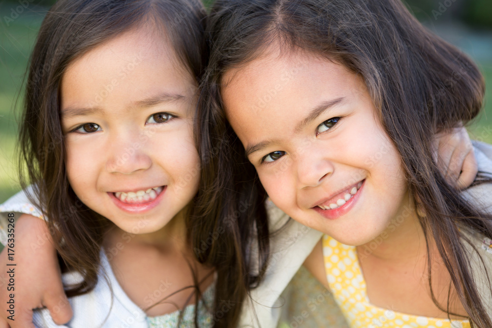 Cute little girls hugging. Sisters and best friends. Cute little girls hugging. Sisters and best friends.