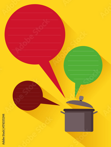 Cooking Pot Speech Bubble I...
